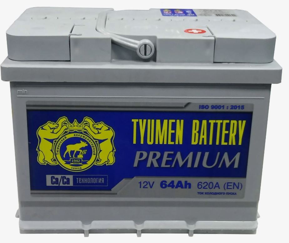 Аккумулятор Тюмень Premium 64 А/ч пр.п.
