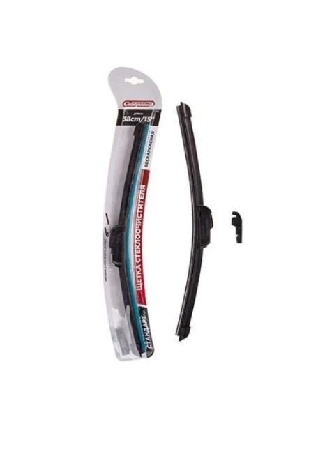 Щетка ст/очист. бескаркасная SKYWAY 5 адаптеров 38см/15