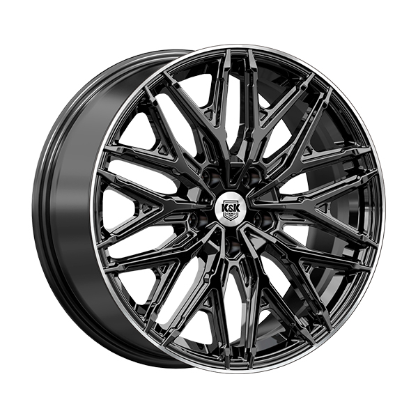 диски КиК КЛЕРМОН 8,0xR19 5x114,3 67,1 45 черный_бриллиант
